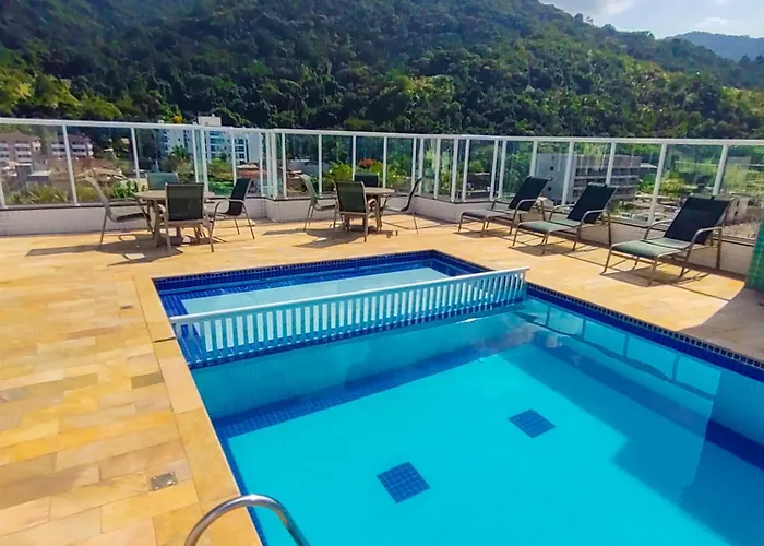 Apartamentos A 200M Praia Das Toninhas - Condominio Vista Verde | Piscina Na Cobertura Com Vista Espetacular